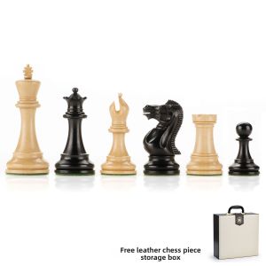 9.5cm Handmade Staunton Chess Pieces