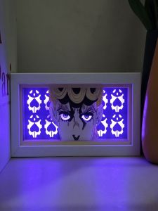 JOJO ที่ระลึกทางการศึกษาเรื่องเล่าของ JOJO ไฟตัดหมอกห้องนอนโต๊ะทำงานไฟตกแต่งห้องนอน งานฝีมือ DIY กระดาษจิ้ม