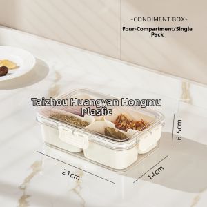 Airtight Spice Organizer Box With Lid
