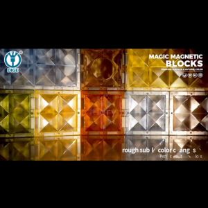 3D Diamond Magnetic Sheet Clear Colourful Blocks Construction Tiles Educational Toy Gift Girl Boy | Mainan Blok Kanak