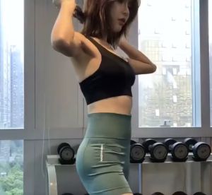 Quần Đùi Tập Gym Yoga Aerobic Zumba Cạp Cao cho Nữ UNI