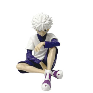 Bandai | Anime Full Time Hunter Killua Zoldyck Xiaojie GON · FREECSS Figurine Sitting PVC Model Desktop Collection OrnamentsToys Gift