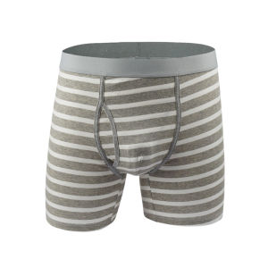 Mens Mid-Waist Cotton Sports Briefs Boxer Shorts for Youth Movement-Enhancing U-Convex Design Pure Color Pattern