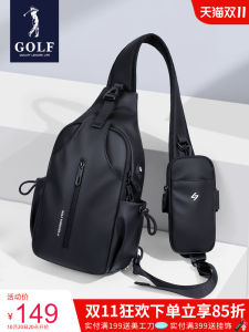 GOLF Mens Chest Bag 2025 New Fashion Detachable Mobile Phone Bag Sports Universal Large Capacity Single Shoulder Crossbody Bag