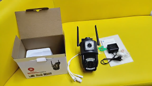 8MP CCTV V380 Pro WiFi/4G Outdoor Camera 360 Degree Surveillance Camera Dual Lens Screen CCTV IP Camera Two-Way Talk Wireless Camera AI Human Detection Automatic Tracking Surveillance Camera