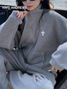 High Weight Fleece Thickened Hoodie Set with Pants