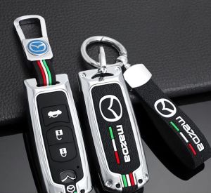 Ốp Bảo Vệ Chìa Khóa Vỏ Bọc Chìa Khóa Phản Quang Ô Tô Mazda 236CX-3CX-5CX-8 Trước 2020