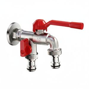 TAOSHI | Frost-Proof Dual-Control Outdoor Water Tap High-Flow
