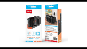 For Nintendo Switch 2 Magnetic Controller Charger 4 in 1 Joy-Con Charing Dock