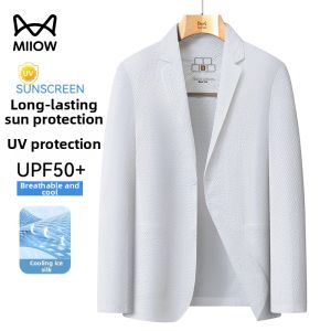 MiiOW | Cool Silk UV Protection Light Business Suit Jacket Summer