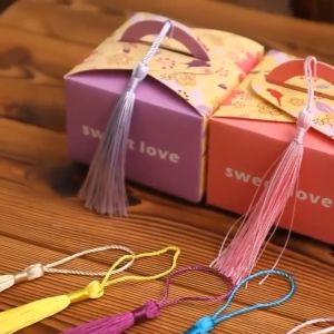 Dây Tua Rua Trang Trí Dài 13cm May Mắn Tài Lộc Treo Cành Đào Mai Trang Trí Tết