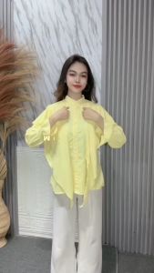 DX FASHION - MICA SHIRT / ATASAN BLOUSE WANITA -PN