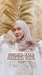 Hijab Pashmina Tasel PomPom Crystal New Edition/ Pashmina Juntai Ceruty Tassel Premium