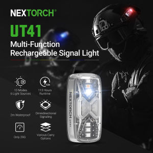 NEXTORCH UT41 Multi-Function Rechargeable Signal Light Tactical Safety Light-Multi-Color