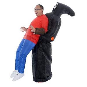 Inflatable Performance Costume K-Kit Alien Ghost Hug Person Christmas Thanksgiving Funny Puppet Show Costume Props