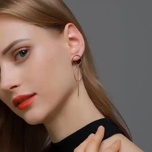 Orfila Simple Korean tassel pendant circle earrings JC4004-Orfila COD