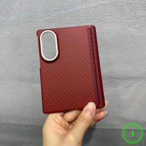 High Quality Busienss Carbon Fiber Pattern PC for Magsafe Case for For Samsung Galaxy Z Fold 8 Slim Hinge Full-protection Cover