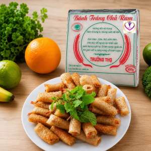 Bịch 350g bánh tráng cuốn ram tôm đất (cuốn ram bắp giòn lâu )đặc sản Bình Định -Biglove