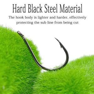 Bộ 100 Móc Câu Cá Bằng Thép Có Gai Hàm Lượng Carbon Cao MNFT Size 5 # -15 # Phụ Kiện Câu Cá Chép Kiểu Móc Đơn Dùng Cho Câu Ruồi