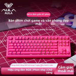 AULA | Bàn Phím Không Dây Ba Chế Độ Cảm Giác Cơ Im Lặng