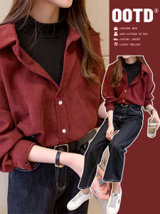 Red Fake Two Pieces Shirts Womens New Arrival Spring & Fall Half Turtleneck Thickened Warm Coat Bandage Dress Inner Wear Base Shirt Winter