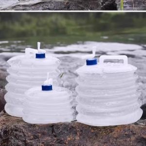 Portable Folding Water Bucket Large Capacity Camping Travel Fishing Childrens Beach Gathering Car Wash Storage Bucket