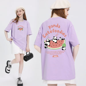 Pink Leather T-Shirt Womens Short Sleeve Fun Cotton Half Sleeve Small Size Shoulder Loose Summer Top Street Style round Neck Print