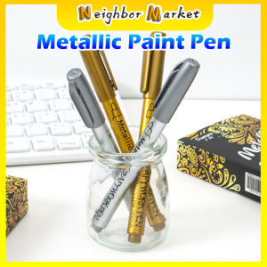 Metal Waterproof Permanent Paint Marker Pens Gold Silver Craftwork Resin Mold Pen Art Painting