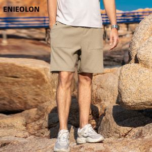 Enjeolon | Check Pattern Wrinkle Resistant Casual Shorts Summer