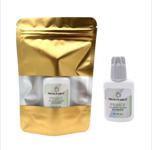 PRAECLARUS 15ml Eyelash Extension Primer for Lash Application Extend Time Adhesive Bonding Strength False Eyelashes Fixing Agent Glue Tools