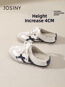 Josiny | Increased Height Easy-on Summer Derby Shoes