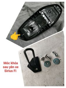 Móc khóa sau yên xe SIRIUS - FI [có video hướng dẫn sử dụng]