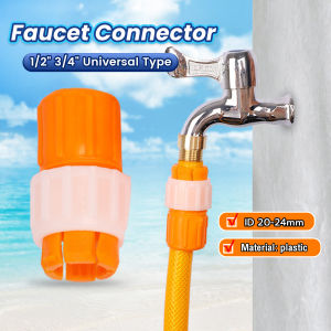 Nurm Faucet Connector Pipe Connector Water Pipe Fixing Joint 1/2" 3/4" Universal Type