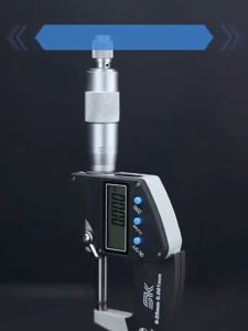 Digital Micrometer 0.001mm Outside Micro Meter Mikrometer 0-25 Magnetic Base Caliper