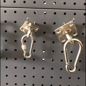 2 pcs Cantolan Hammock Gantungan Ayunan Stainless Steel Gantungan Hammock Tembok Ceiling Hook Utk Buaian Gantung pengait hammock