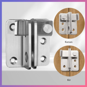 Grendel Pintu Geser/Slot Kunci Pintu Geser/Steel Grendel Dengan Sekrup Grendel