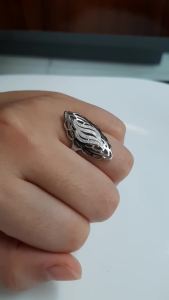 Cincin Ori Titanium Model Ukir Etnic Perhiasan Fashion Import Kualitas Premium Awet Anti Luntur cnt157