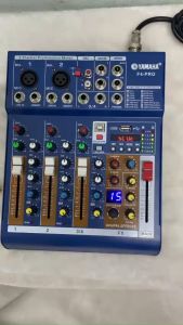 Mixer F4 Pro có reverb phiên bản mới nhất : Ghép dàn âm thanhLoa kéoLivestream Tặng dây rắc kết nối