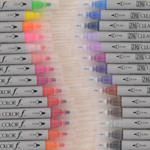 Kuretake | Double-Tip Watercolor Pen for Students Writing and Planner