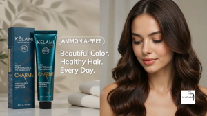 Kelami Charme Ammonia-Free Formula Permanent Hair Color Covers Grey Hair Softens Hair Texture
