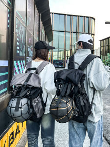 Boys and Students Basketball Backpack Ins Casual Trend Men Street Tide Brand Large Capacity Sports Backpack