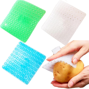 Three vegetable washing brushes multi-functional fruit and vegetable washing brushes carrot cleaning brushes household cleani