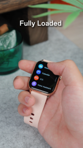 New Arrival Aolon GTS3 Smart Watch Women 1.85 Amoled Screen Always On Display Answering Whats App Calls Heart Rate Blood Oxygen Running Pace Bluetooth Call Raise to Wake Smartwatch earlybird