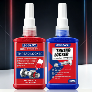 10ml 50ml 243 271 Thread Locker Screw Glue Blue Red Medium High Strength Anti-loose Thread Sealant Metal Bolt Lock Adhesive Tool