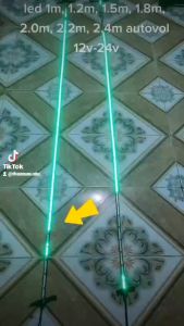 LED dây lắp chắn nắng cho xe tải chạy điện dùng chung cả 12v và 24v