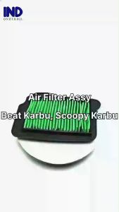 Filter-Saringan-Busa Udara-Hawa-Air Assy Honda Beat Karbu-Karburator & Scoopy Carbu-Carburator
