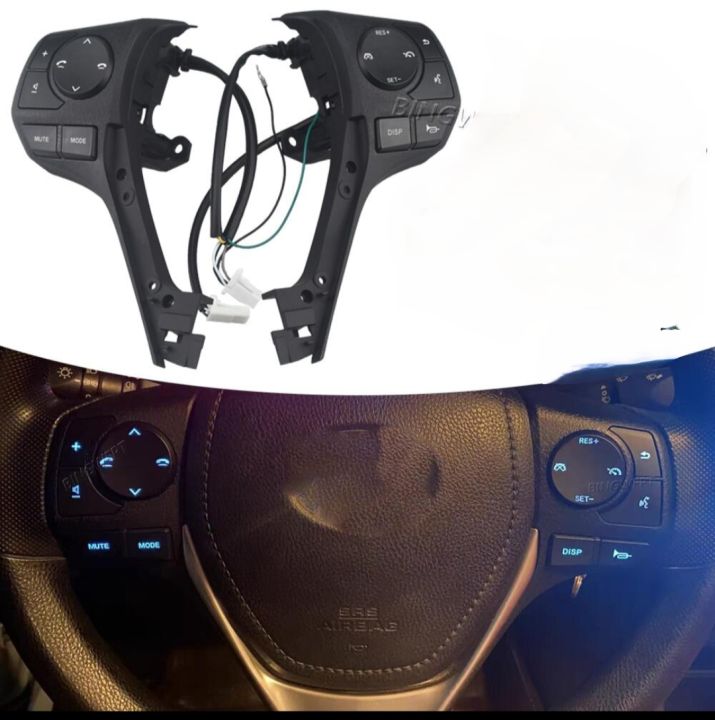 Vios Button Steering Wheel Switch Cruise Control Button Toyota Vios RAV4 2018 2021 ...