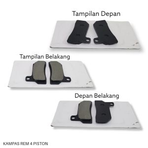 KAMPAS REM KALIPER MONOBLOCK MONOBLOK 4P 4 PISTON