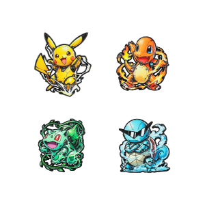 Takara Tomy | Bộ 4 Ghim Cài Men Cơ Khí Hình Nhân Vật Hoạt Hình Huy Hiệu Cài Áo Cá Tính Bộ Sưu Tập Dành Cho Người Hâm Mộ Anime Phụ Kiện Trang Trí ACG