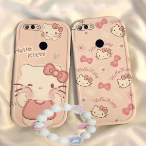Honor 7C Phone Case Changwan 7C Hello Kitty Silicone New Arrival Transparent Cartoon Cute All Wrapped Cover Hello Kitty Protective Case Soft Indal30